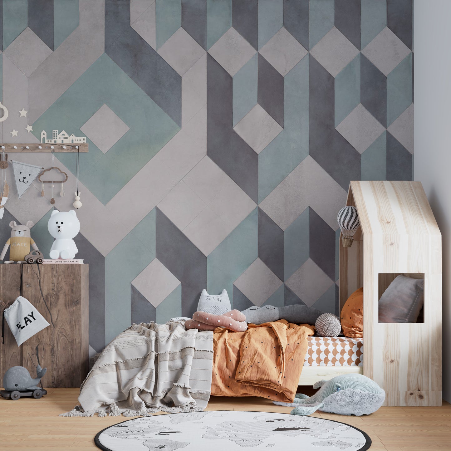 Linear Pattern Wallpaper Murals