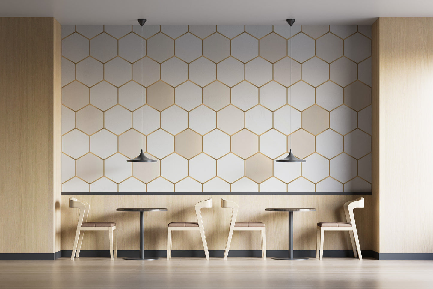 Honeycomb Hexagon wallpaper Murals