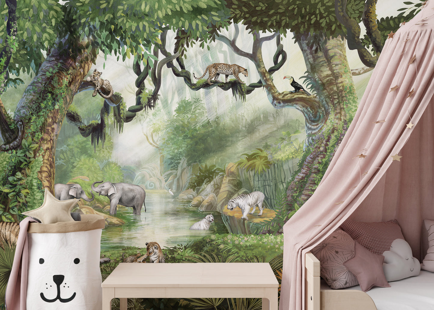 Jungle Cats Wallpaper Murals - Giffywalls