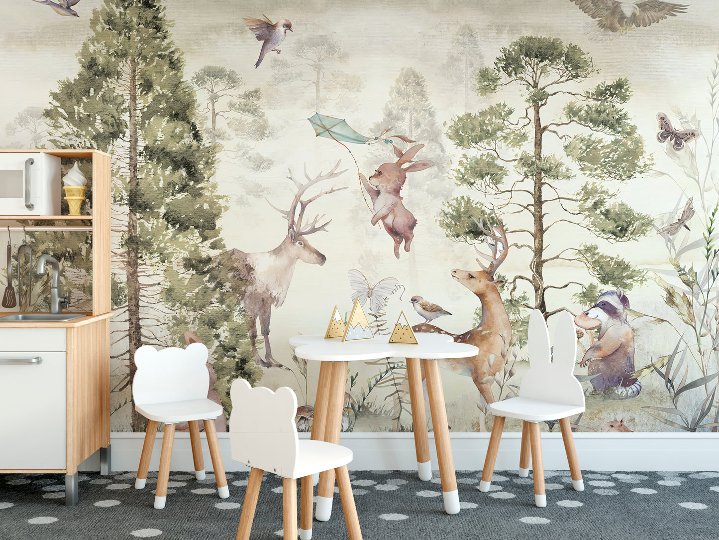 Graceful Deer & Animals Wallpaper Murals