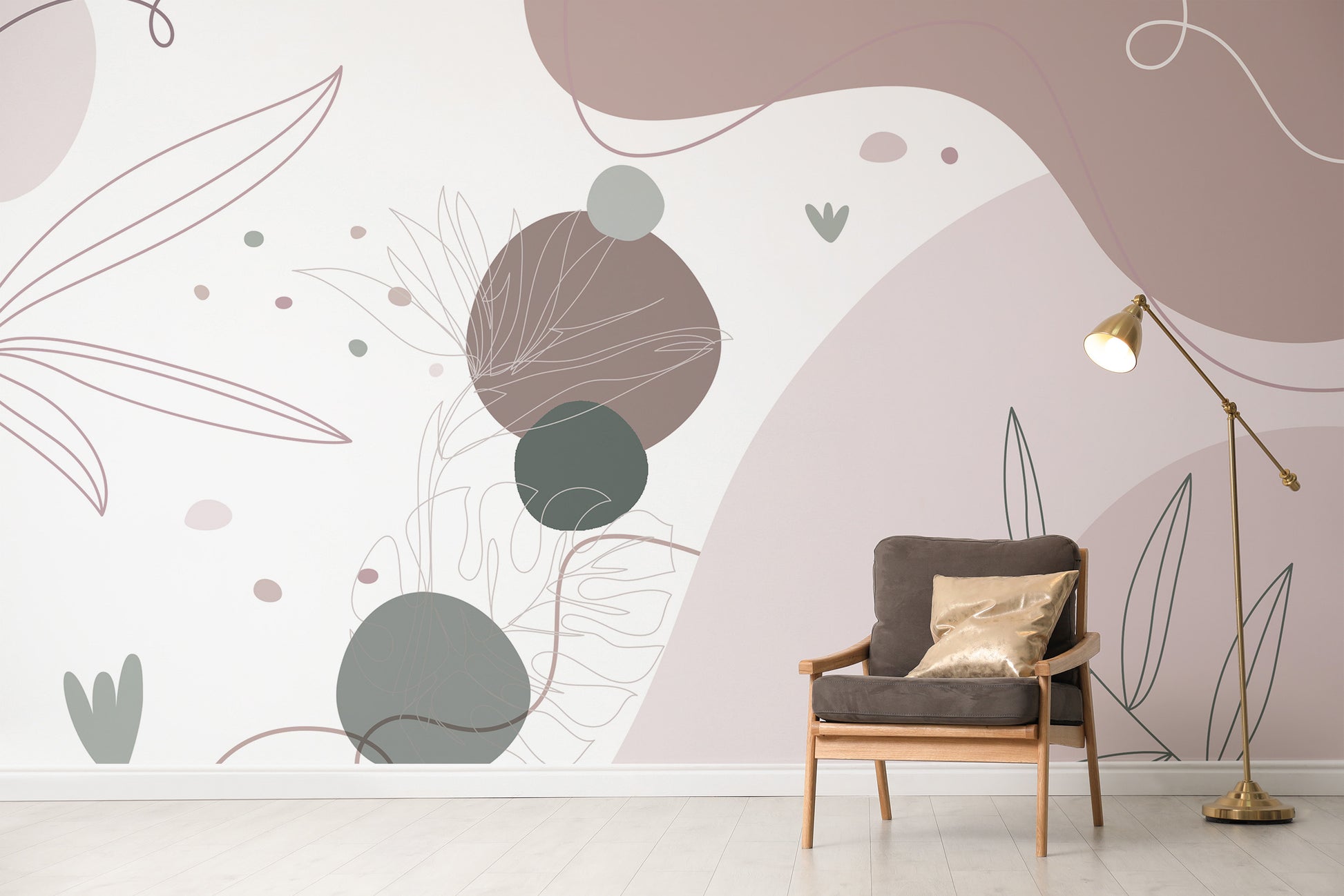 Tranquil Terrain Wall Mural for modern decor