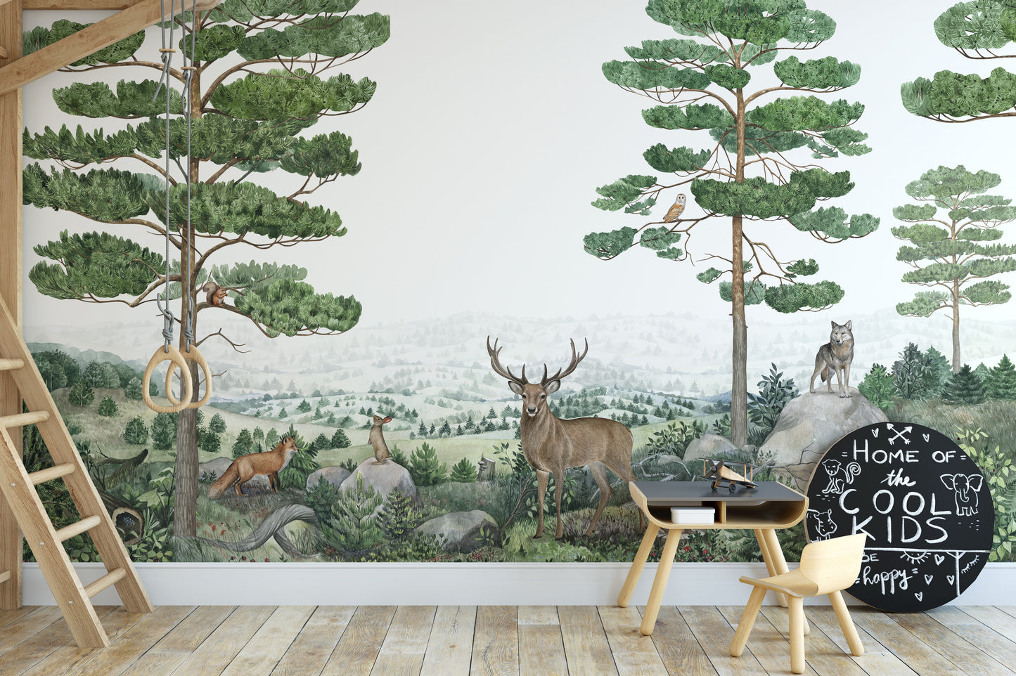 Forest Vista Peel and Stick Wallpaper Murals