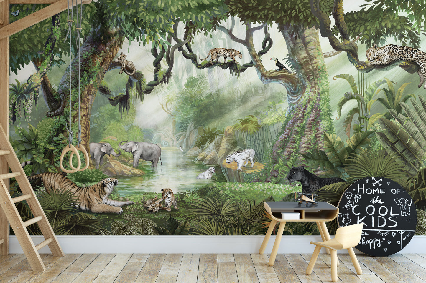 Jungle Cats Wallpaper Murals