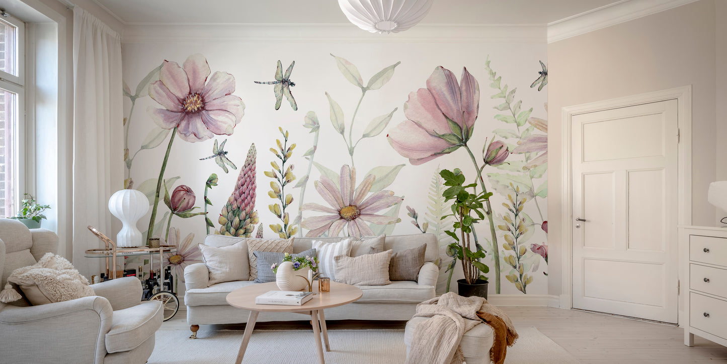 Fabulous Flowers wallpaper for wall