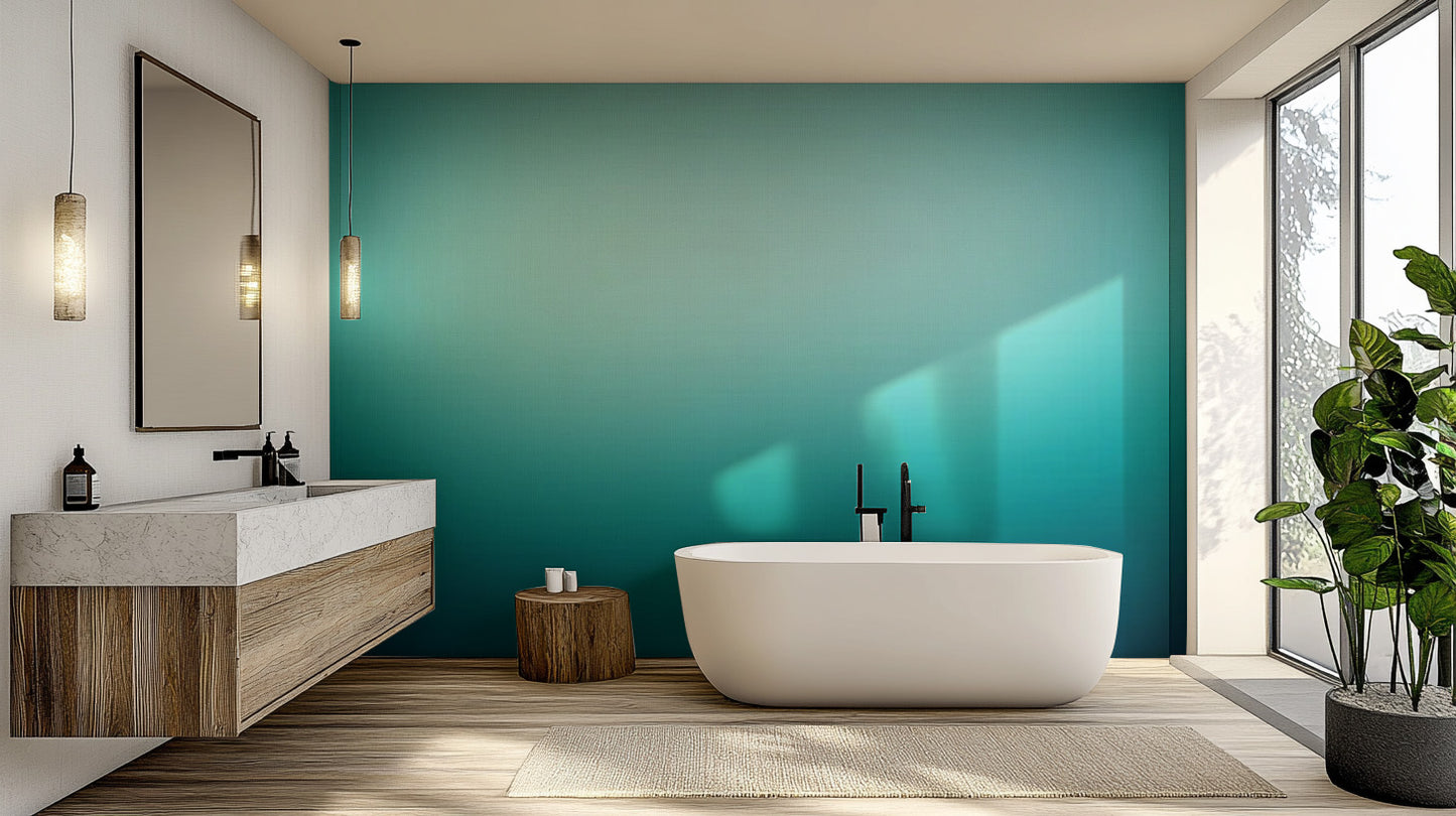 Ombre Green Wallpaper Mural - Giffywalls