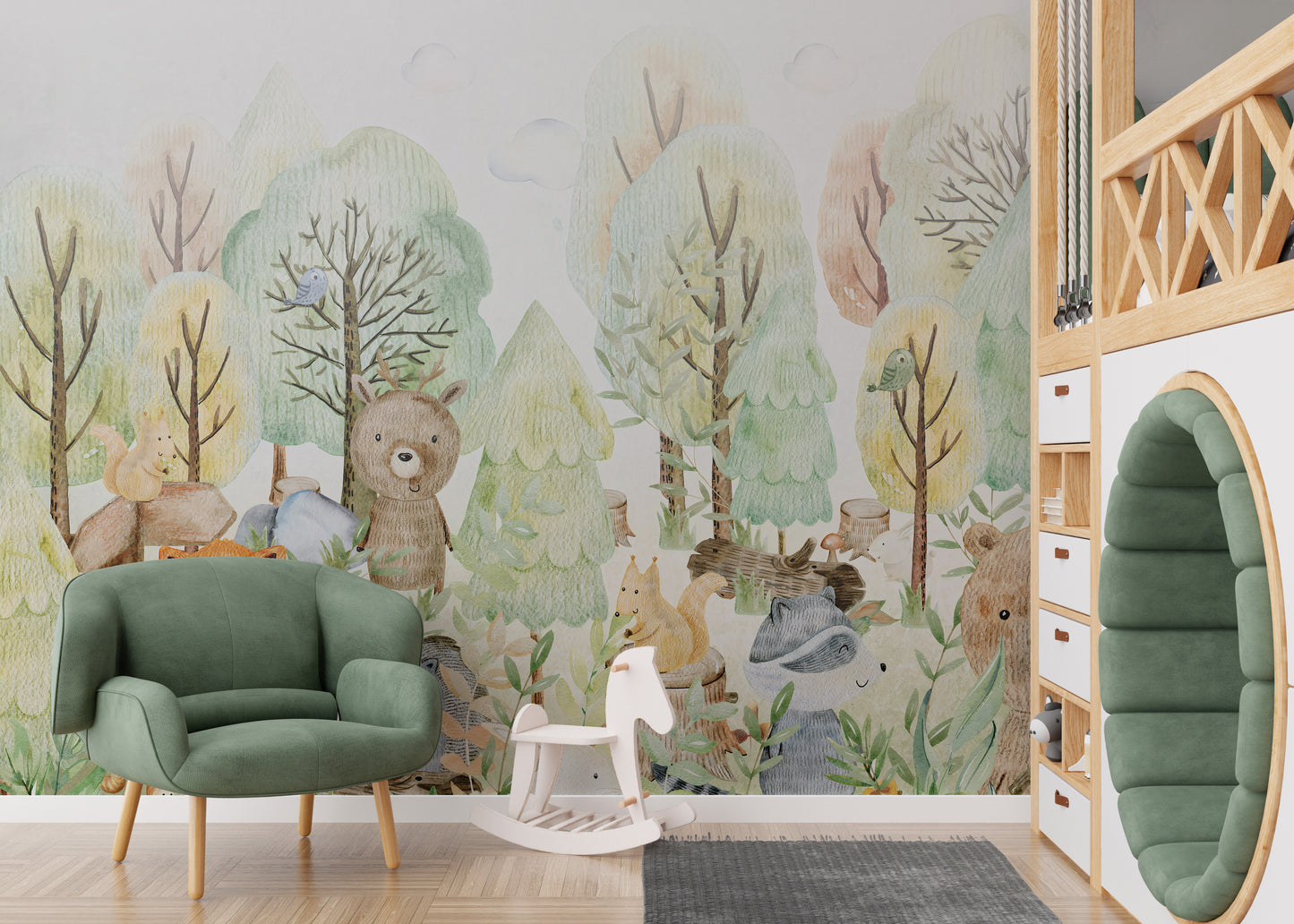 Doodles Bears Animals Wallpaper Murals