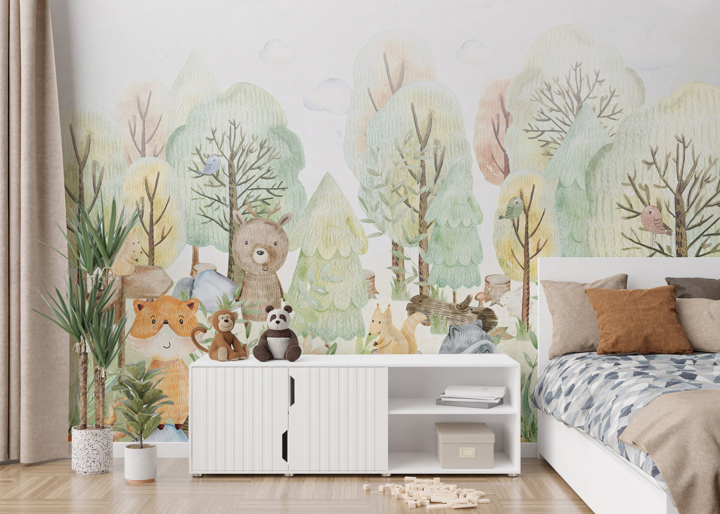 Doodles Bears Animals Wallpaper Murals