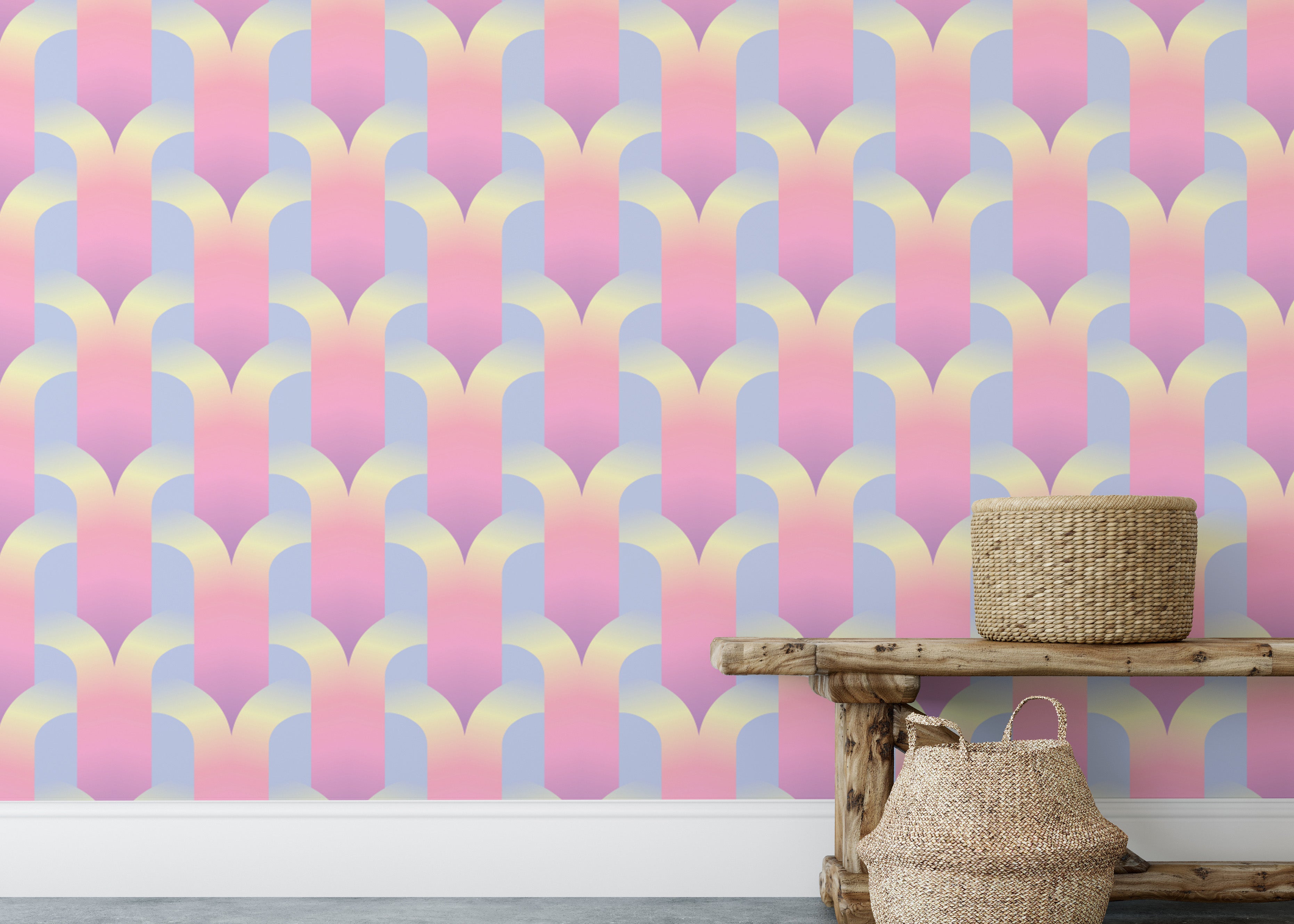 Vibrant Chromatic Harmony Wallpaper Pattern
