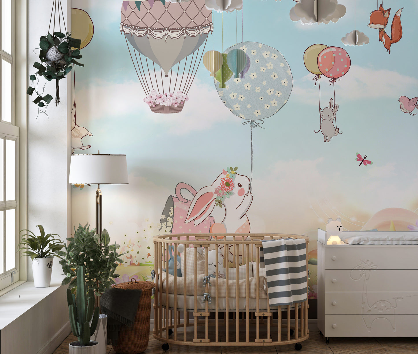 Animated Cartoon Kids Room Wallpaper Mural