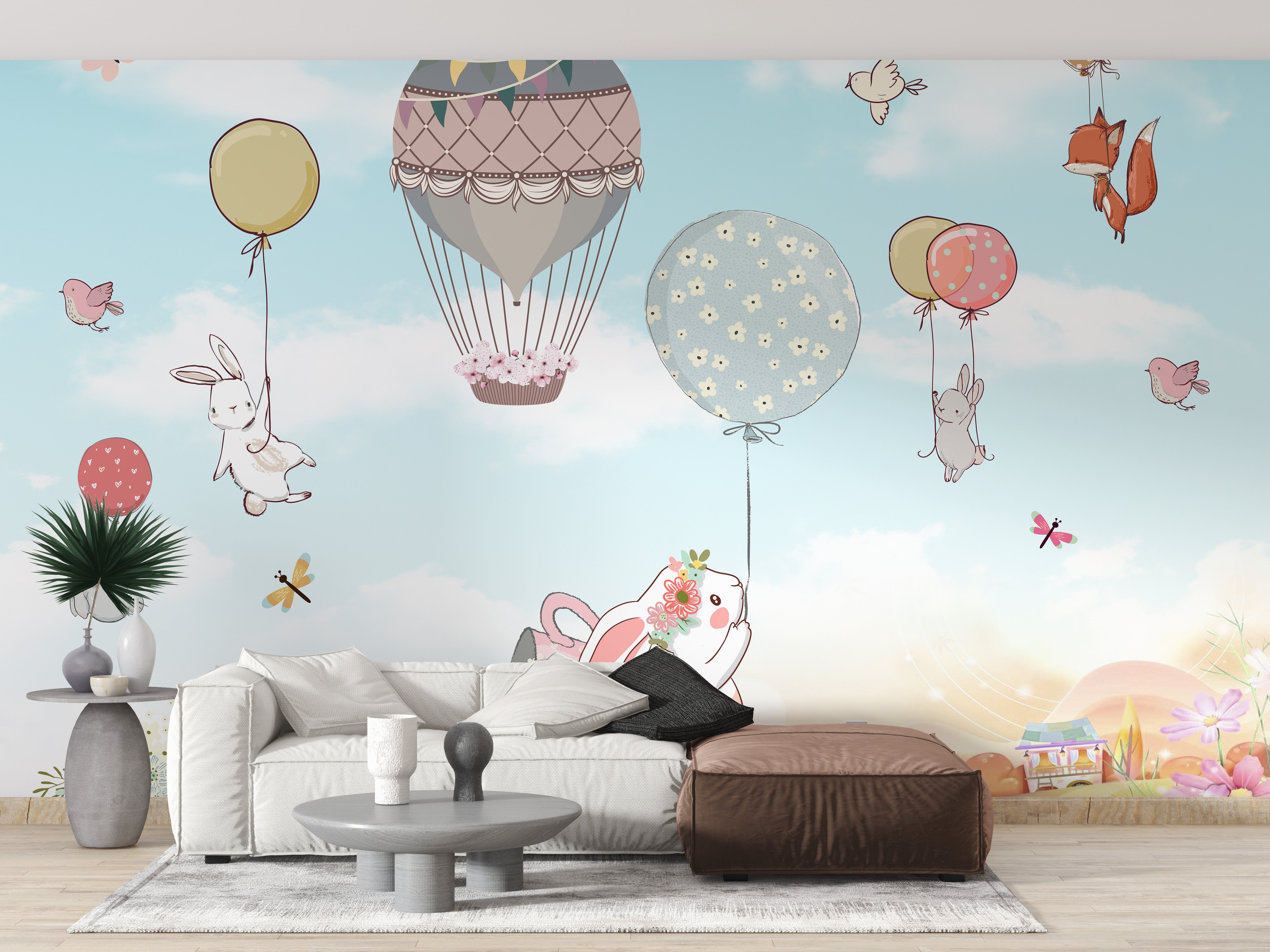 Creative animated wallpaper for kids’ decor