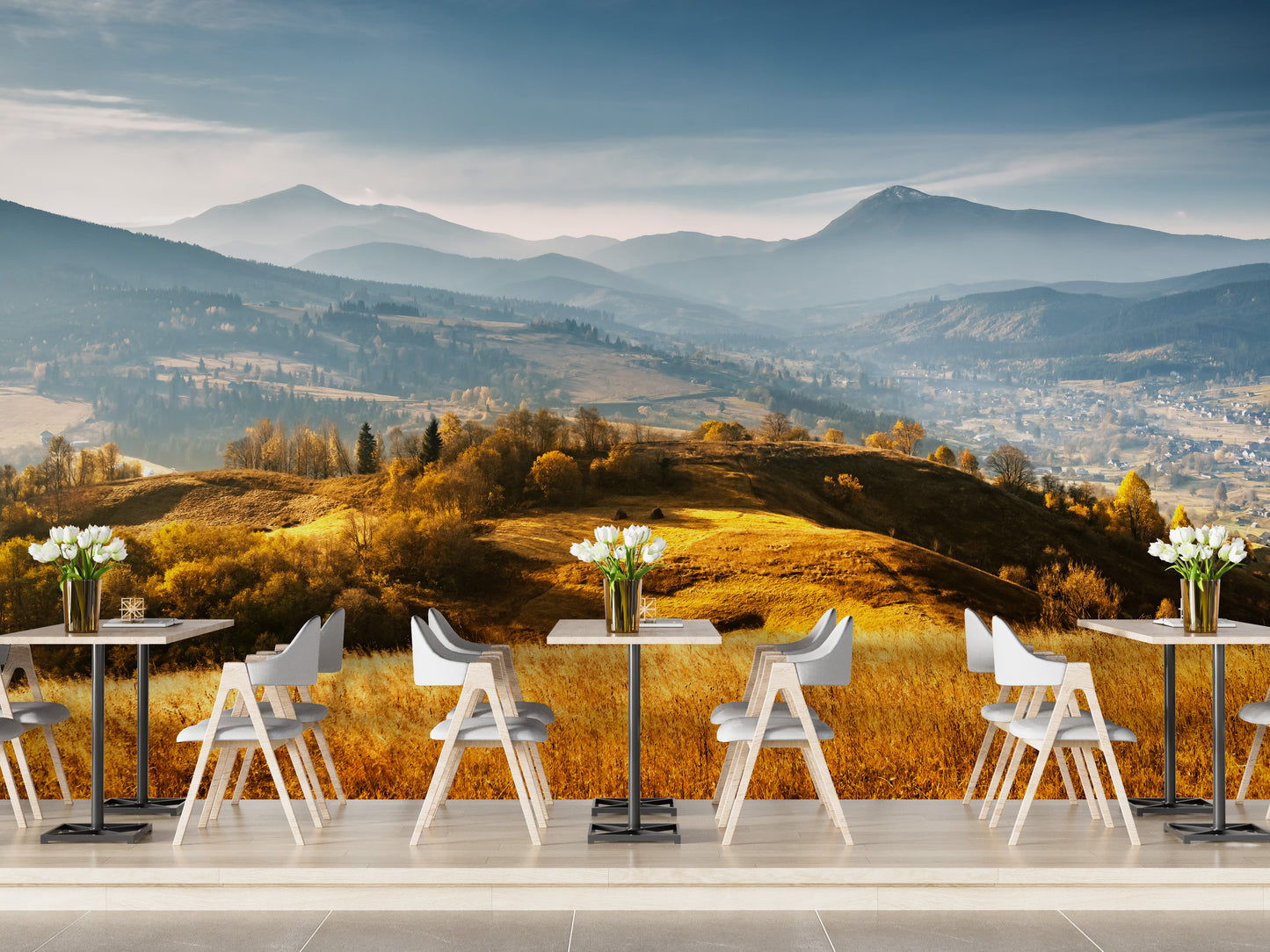 Natural Autumn Mountains Welly Wallpaper Mural