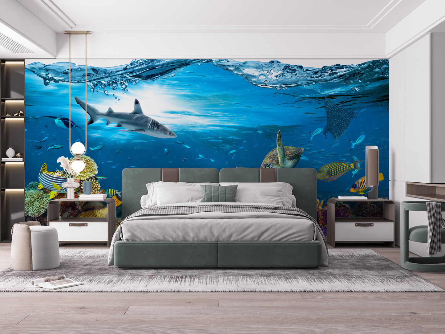 Underwater Splash with Corel Reef Wallpaper - Giffywalls