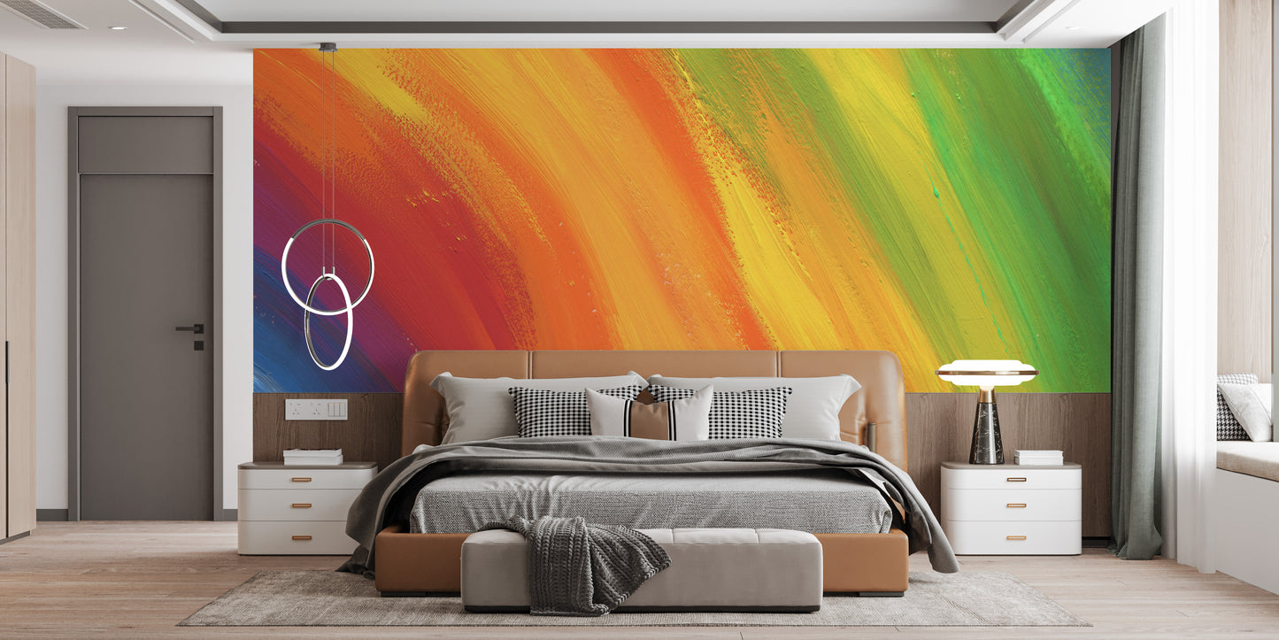 Colourful Rainbow Wallpaper Mural