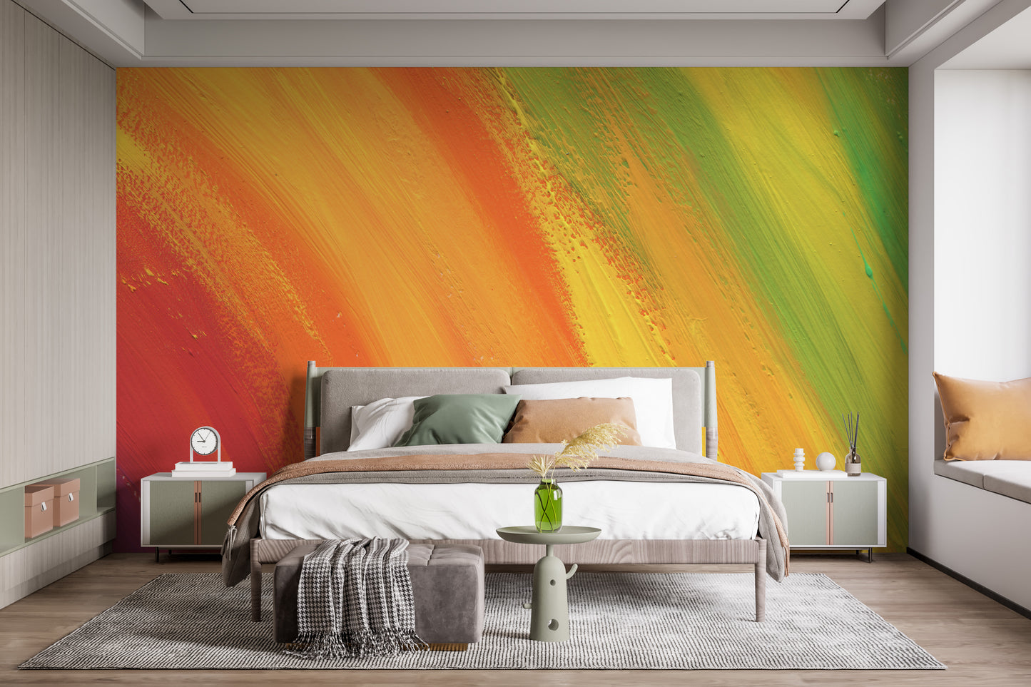 Colourful Rainbow Wallpaper Mural