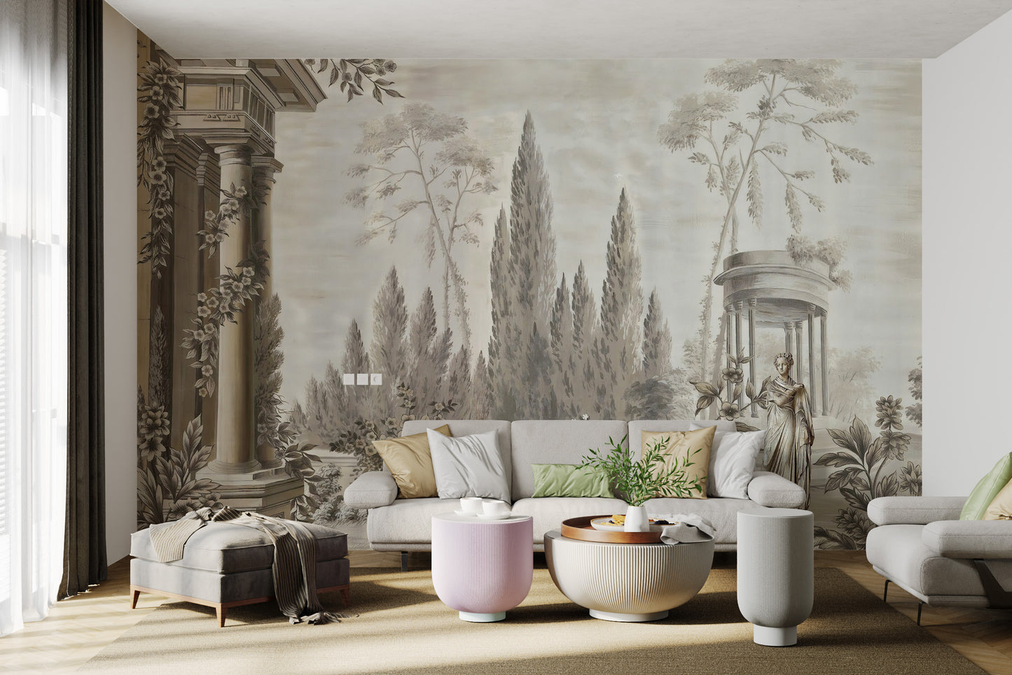 Dusky Forestry Fort Wallpaper Murals