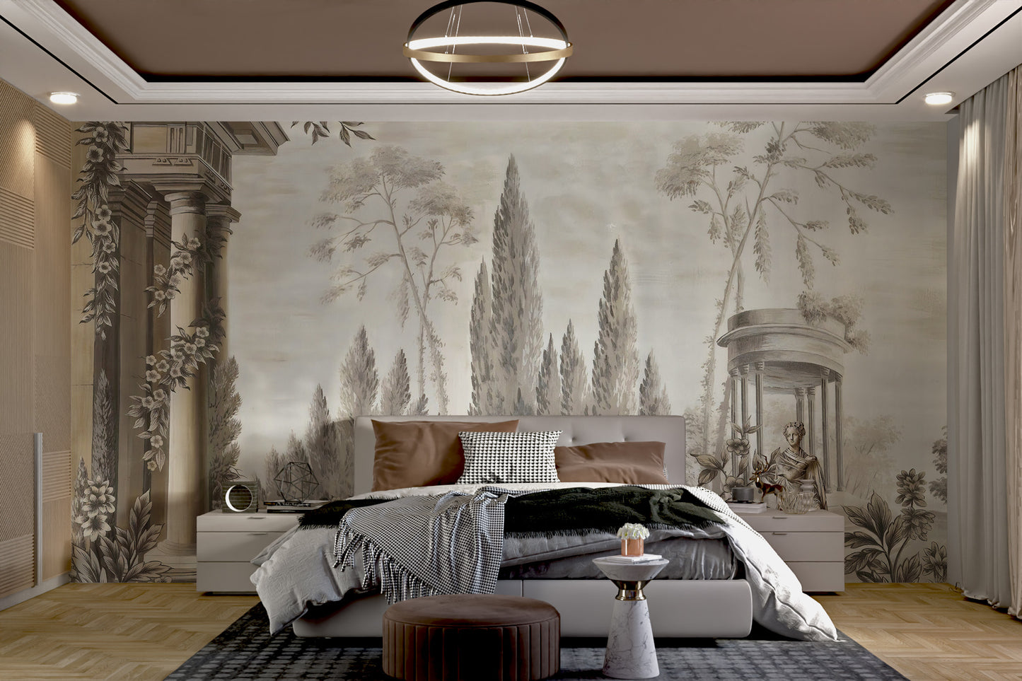 Dusky Forestry Fort Wallpaper Murals