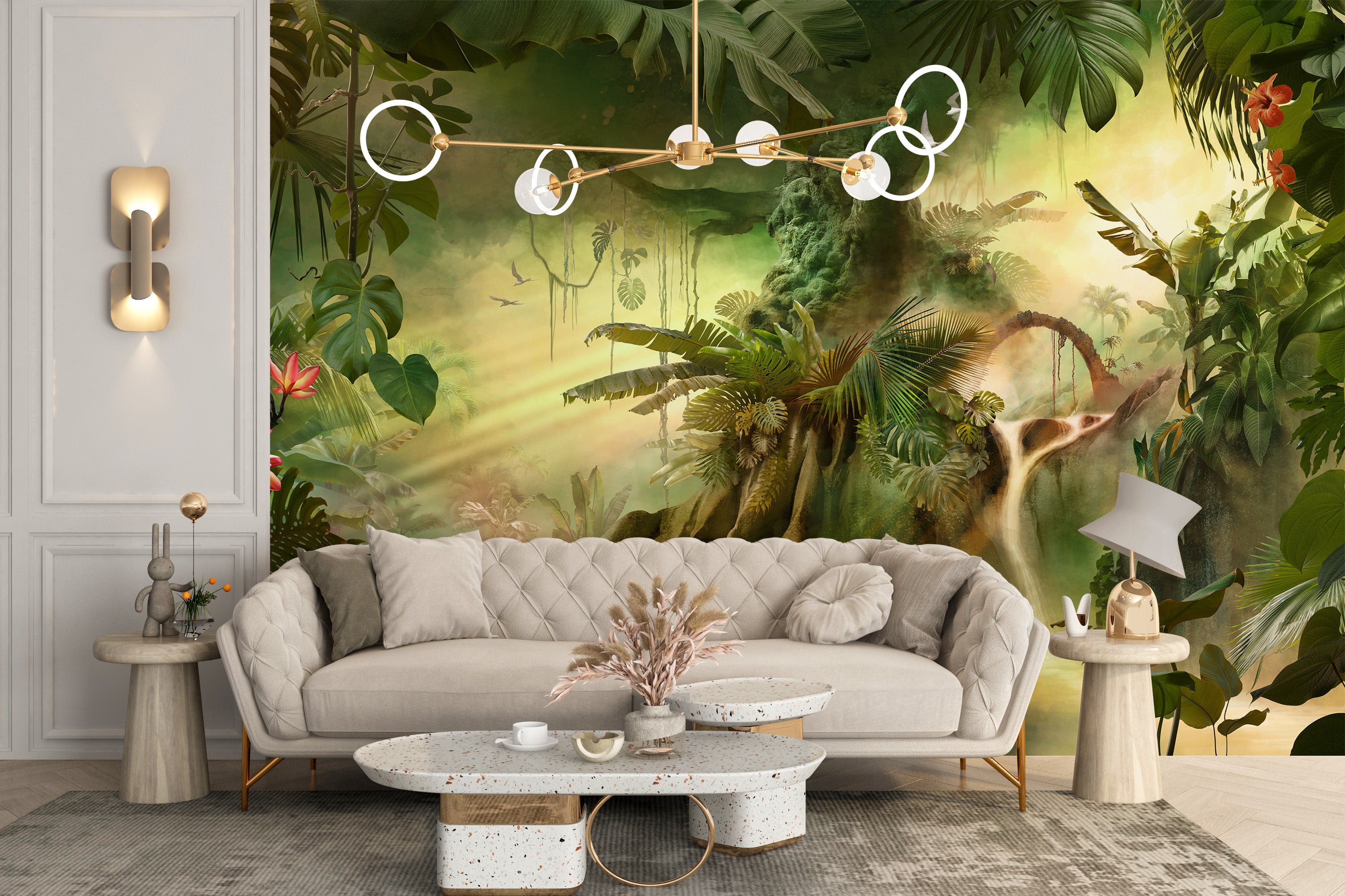 Dreamy Forest Wallpaper Mural - Giffywalls