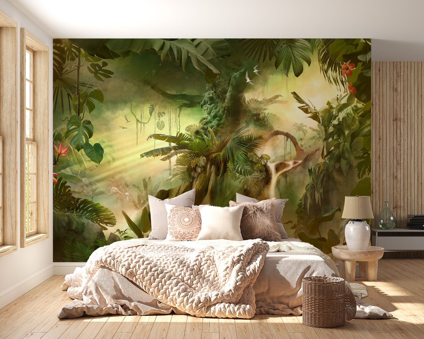 Dreamy Forest Wallpaper Mural - Giffywalls