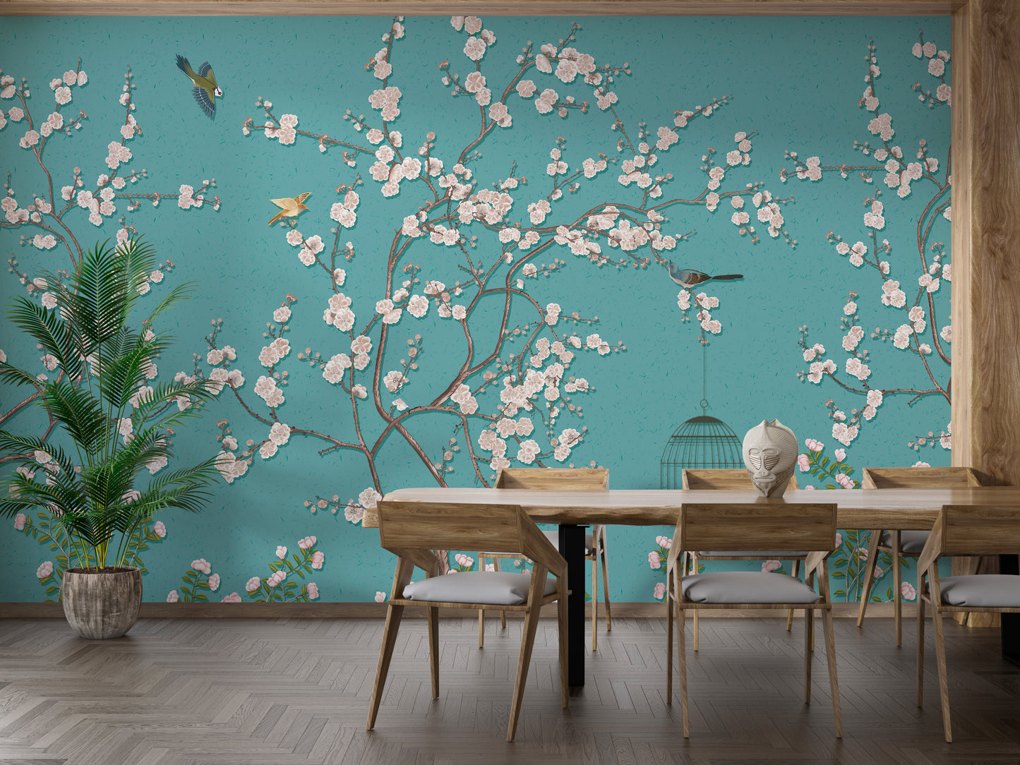 Merry Plum Blossoms Wallpaper Murals