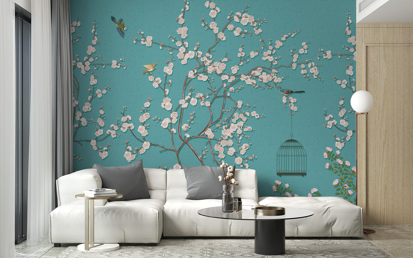 Merry Plum Blossoms Wallpaper Murals