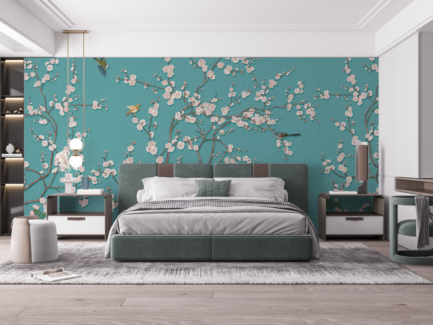 Merry Plum Blossoms Wallpaper Murals