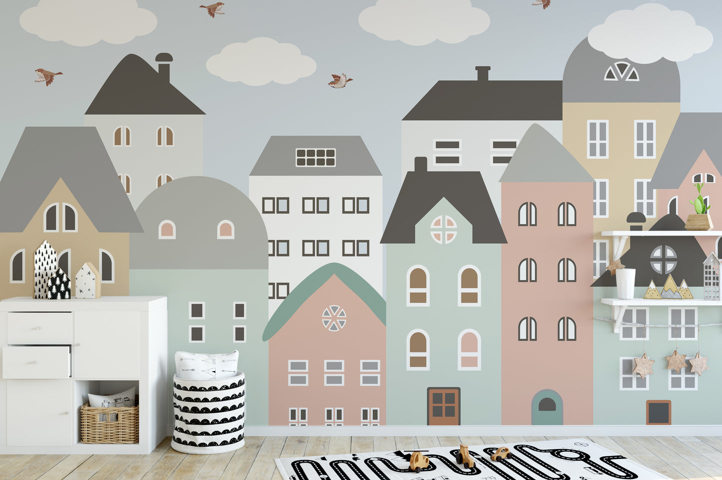 Kids & Nursery City Building Wallpaper