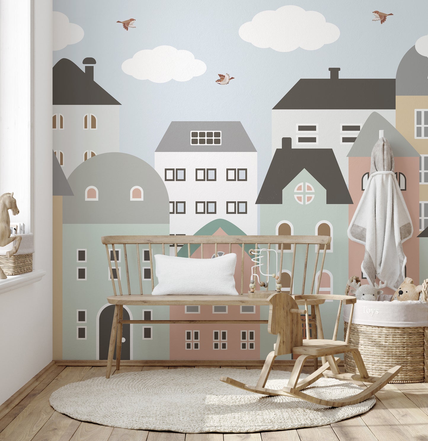 Kids & Nursery City Building Wallpaper