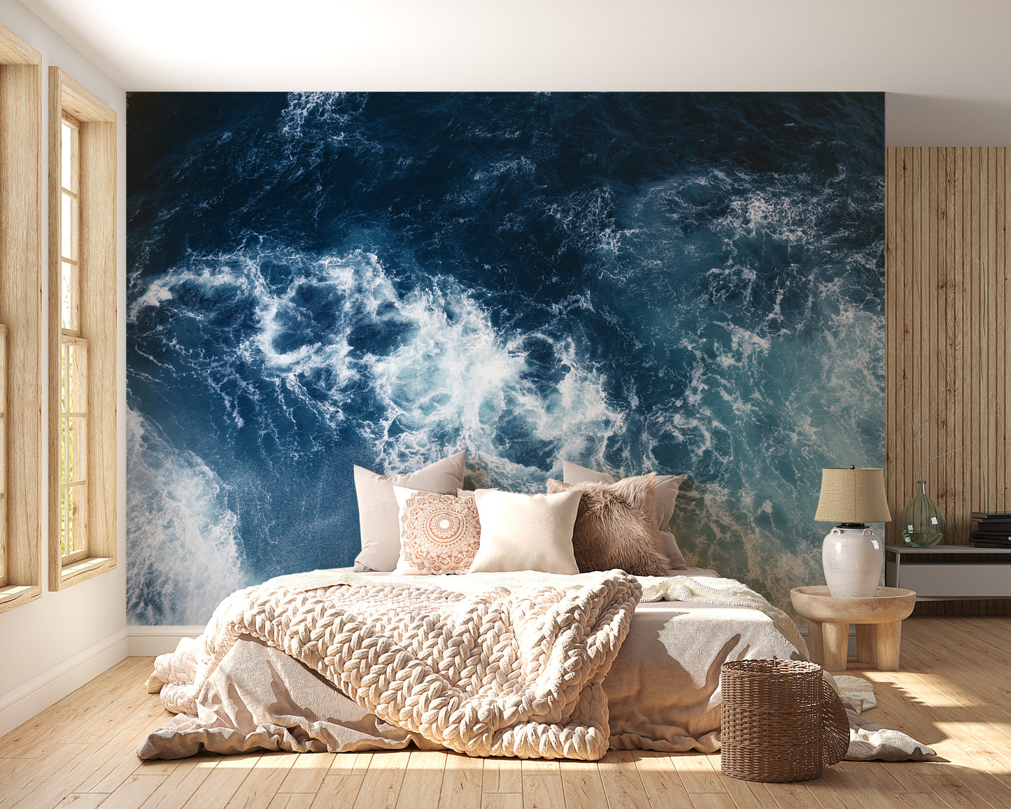 Blue Water Wallpaper Mural