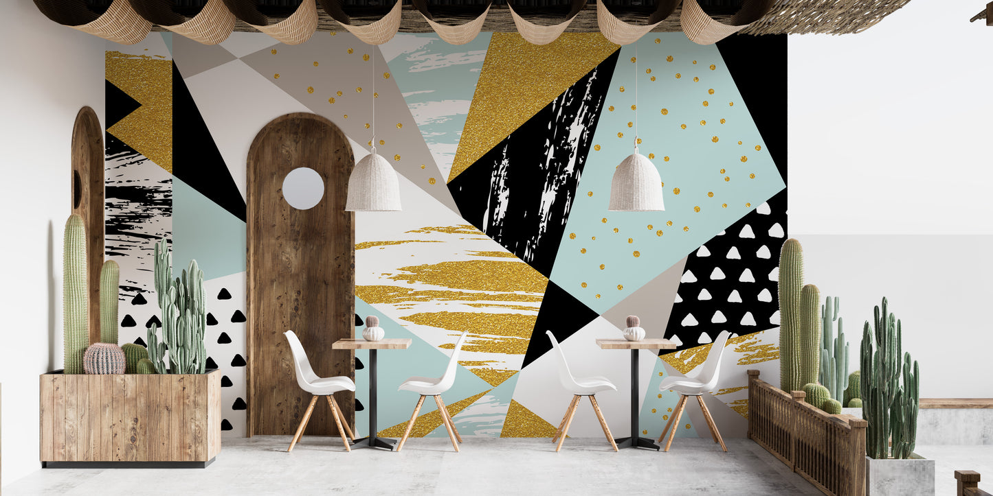 Triangle Shape Geometric wallpaper