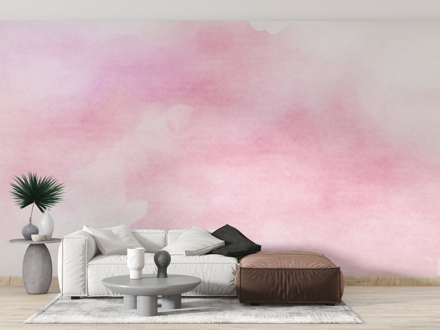 Pink Watercolor Wallpaper Murals - Giffywalls