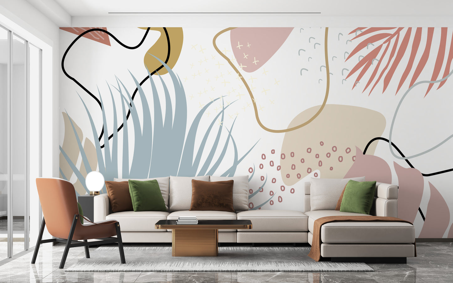 Colorful Leaves Wallpaper Murals