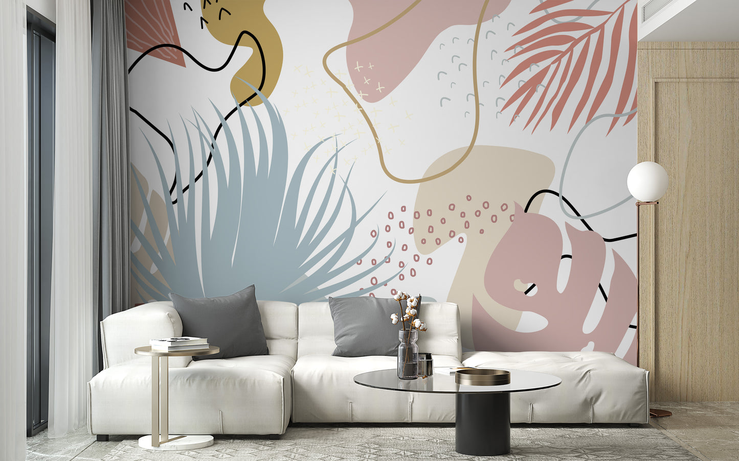 Colorful Leaves Wallpaper Murals