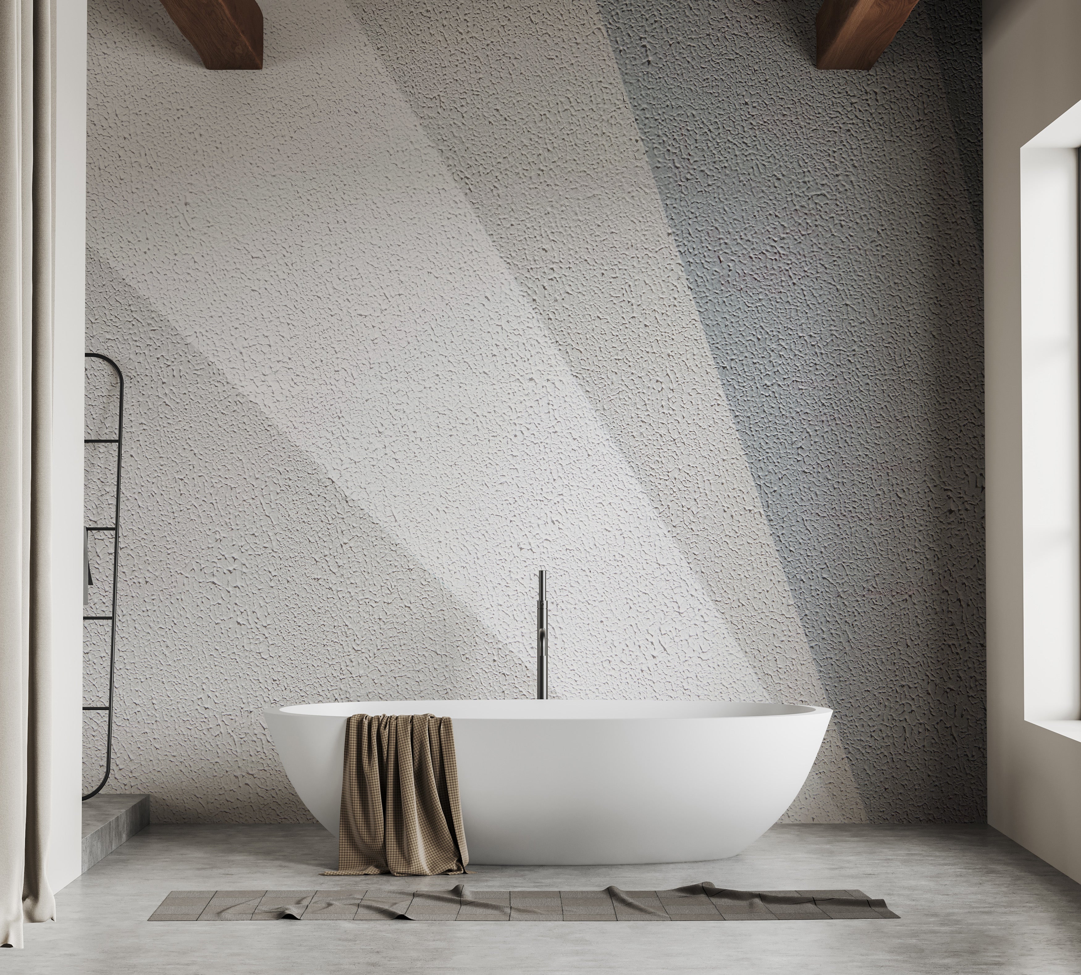 gray concrete wallpaper mural for sleek walls.