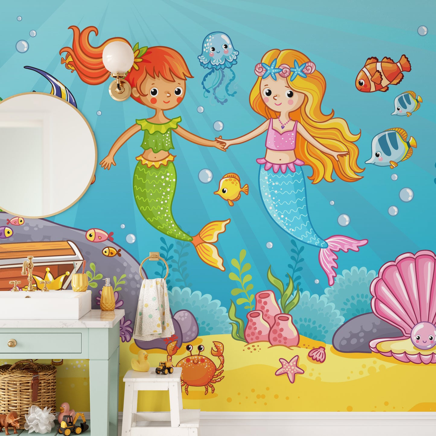 Mermaid Girlfriend Wallpaper Murals - Giffywalls