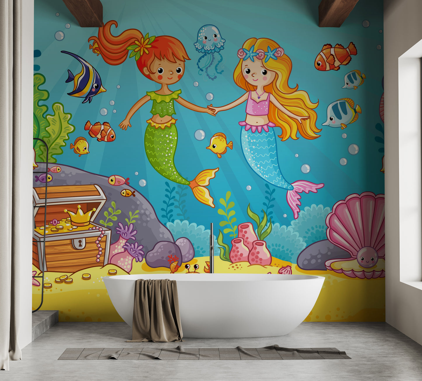 Mermaid Girlfriend Wallpaper Murals