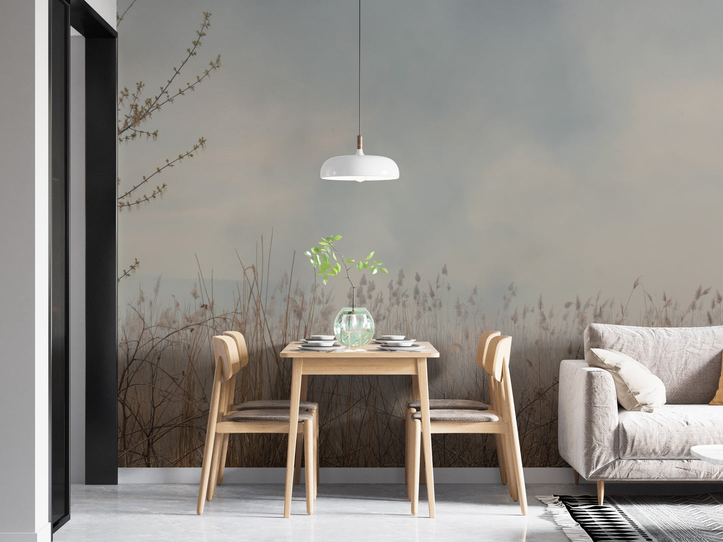 Natural Reeds Wallpaper Murals