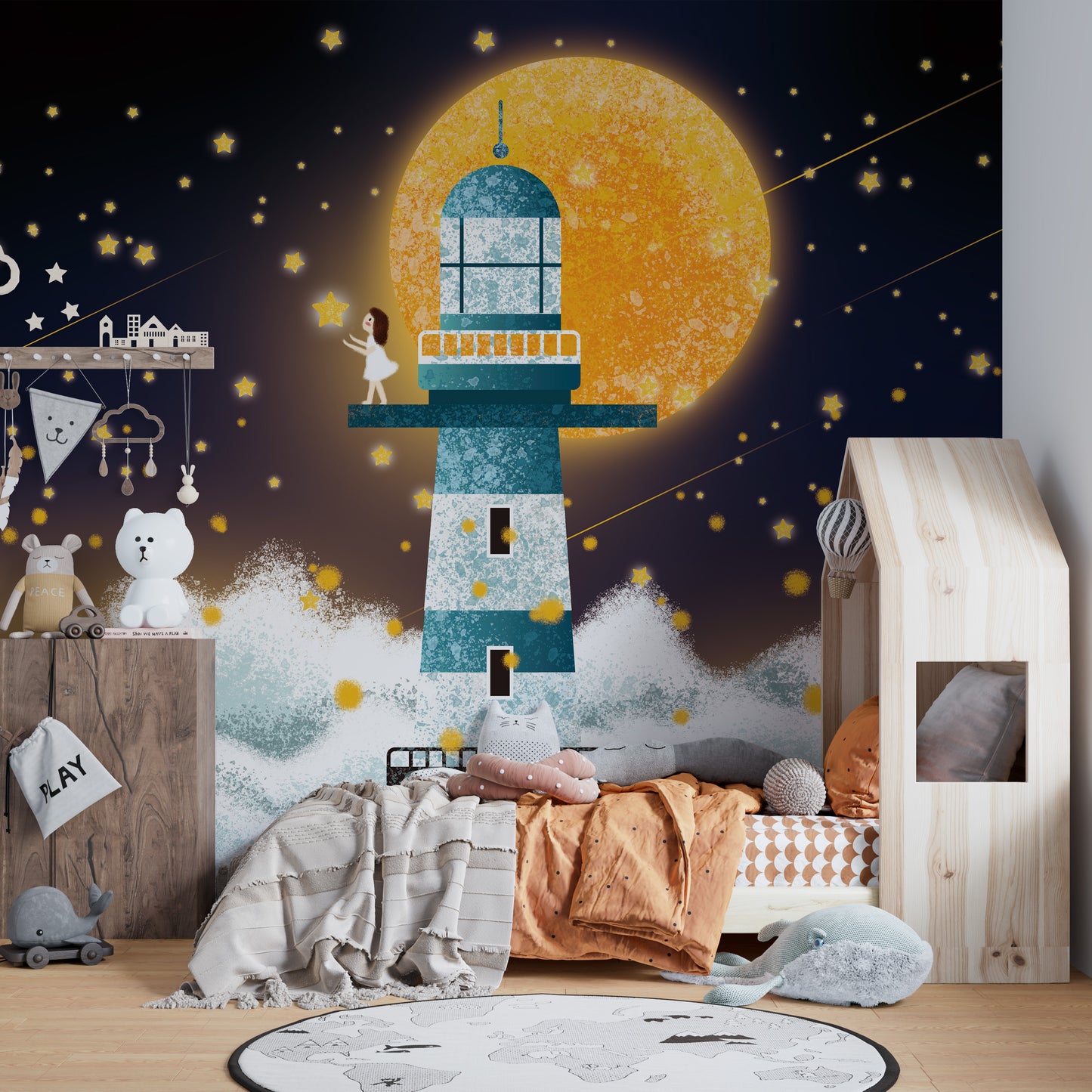 Moonlight Art Wallpaper Murals