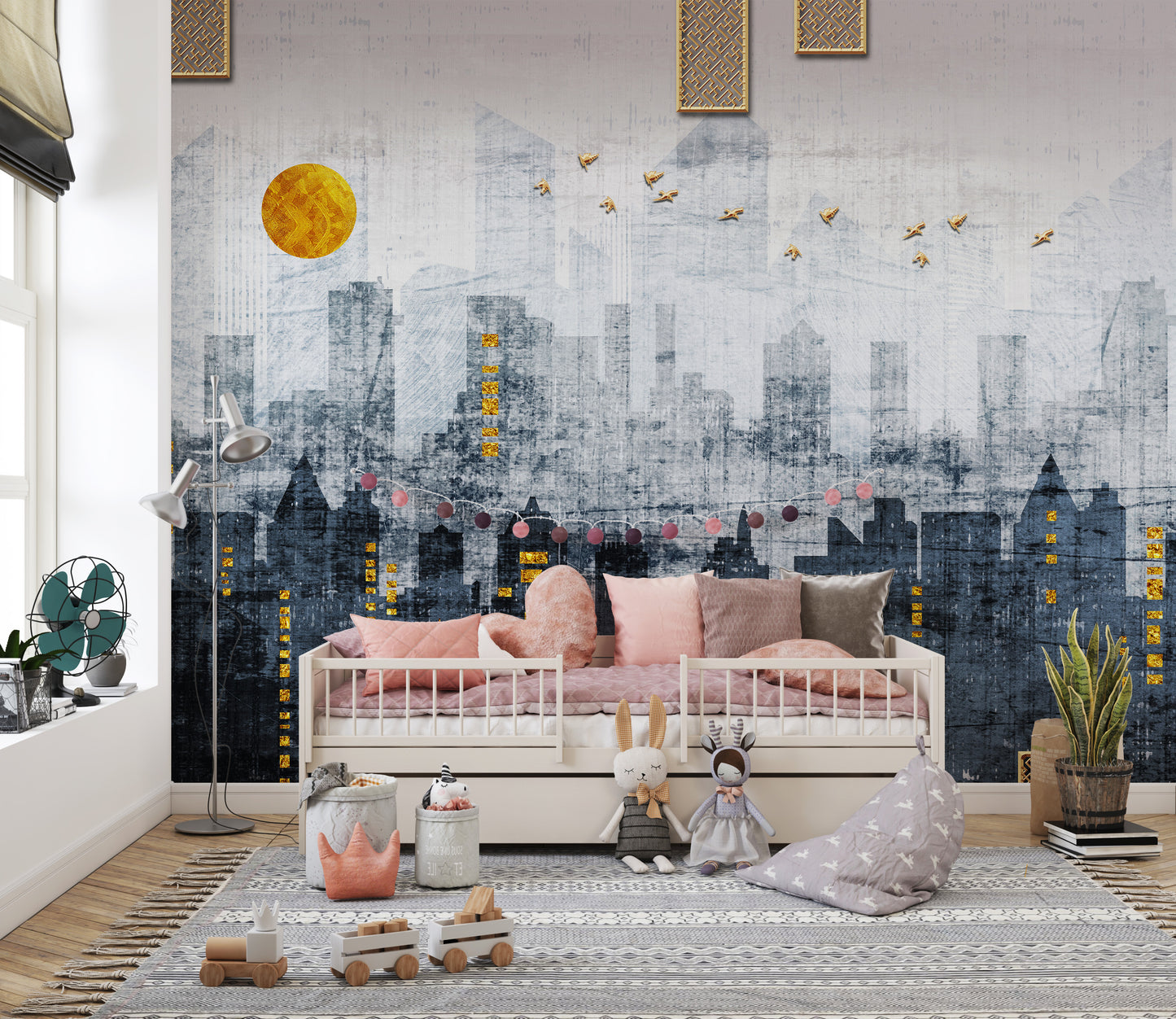 Modern city Wallpaper Murals