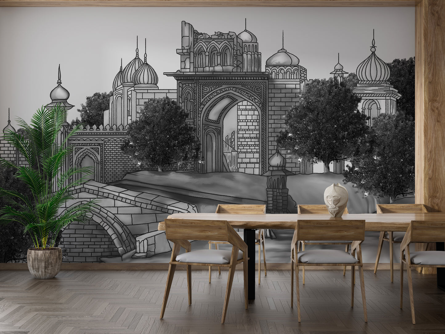 Mughal Mansion Wallpaper Murals