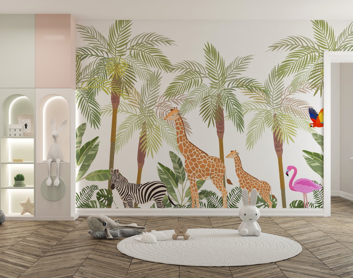 Safari Wild Animals Wallpaper Murals