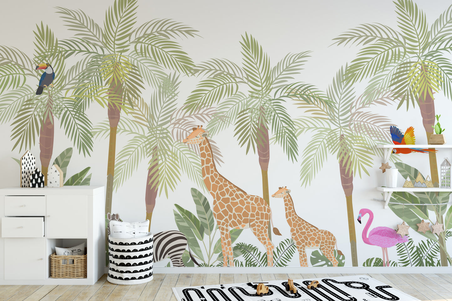 Safari Wild Animals Wallpaper Murals