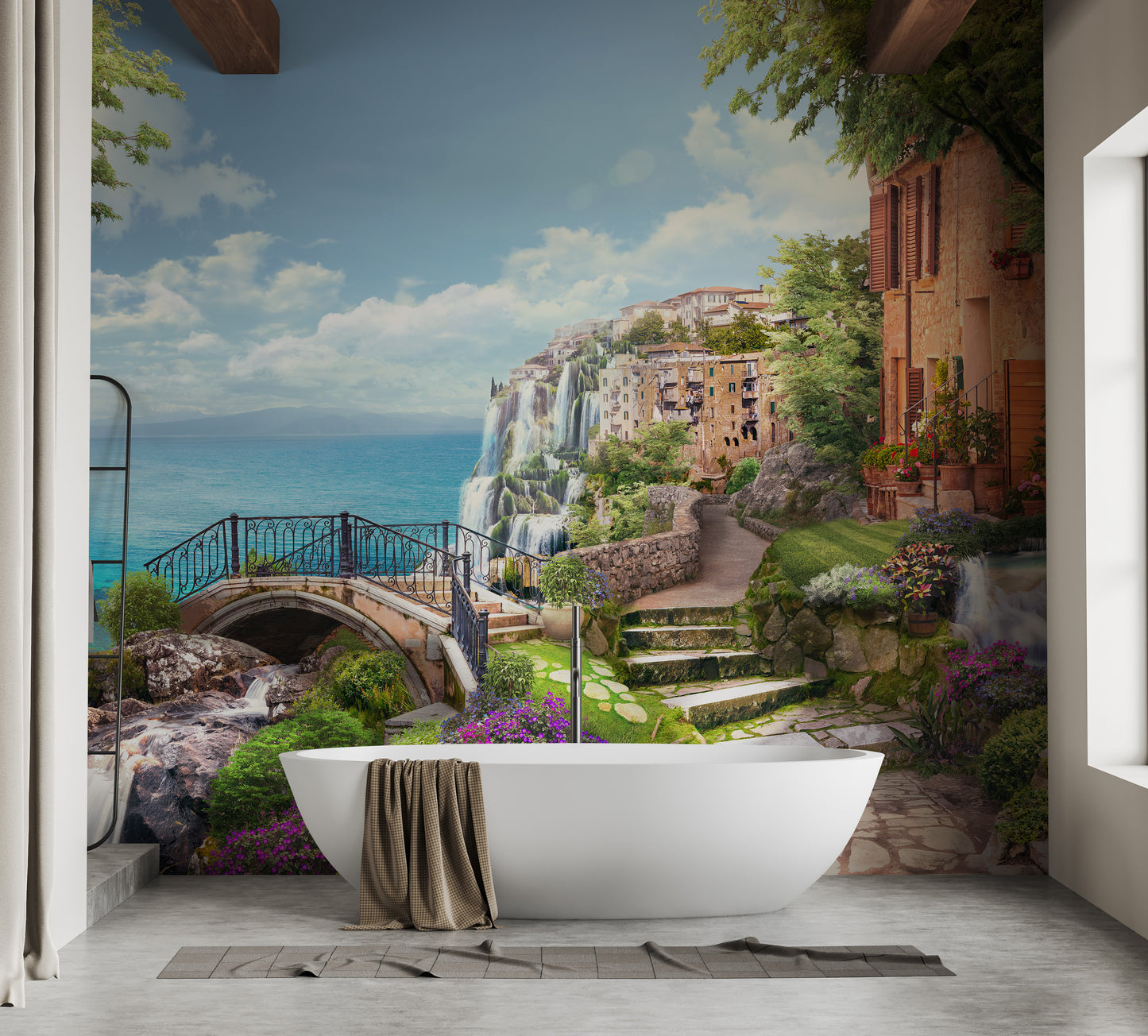 Ancient Houses of Italy Wallpaper Mural