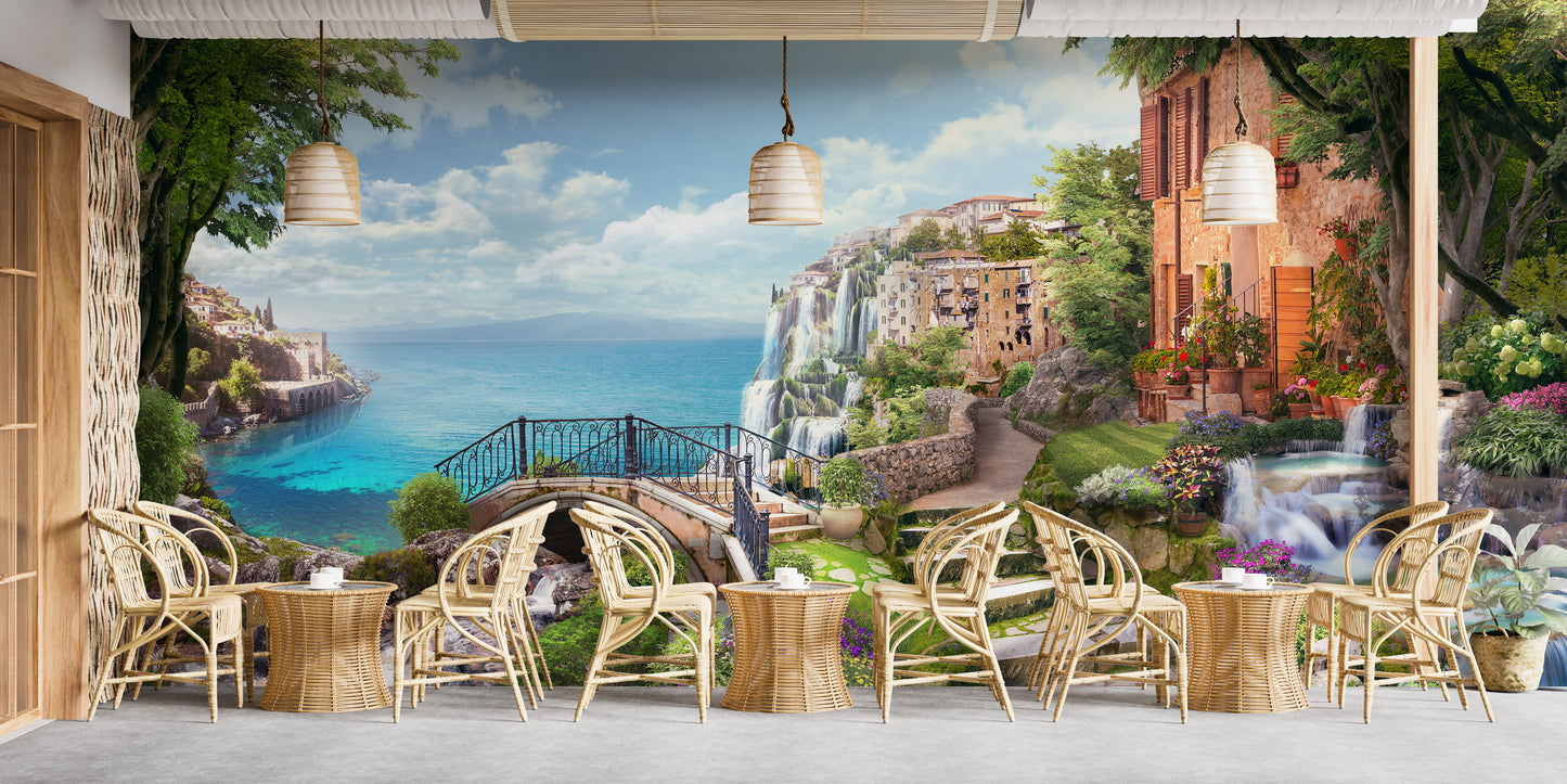 Ancient Houses of Italy Wallpaper Mural