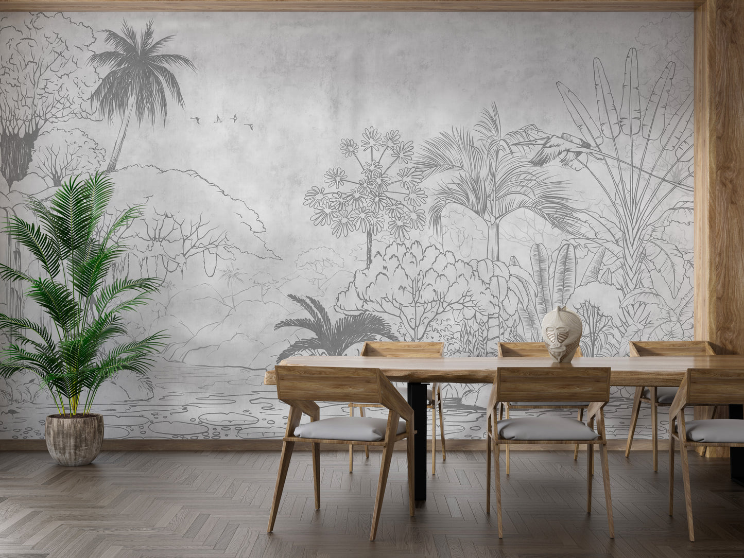 Exotic Tropical Plants Wallpaper Murals