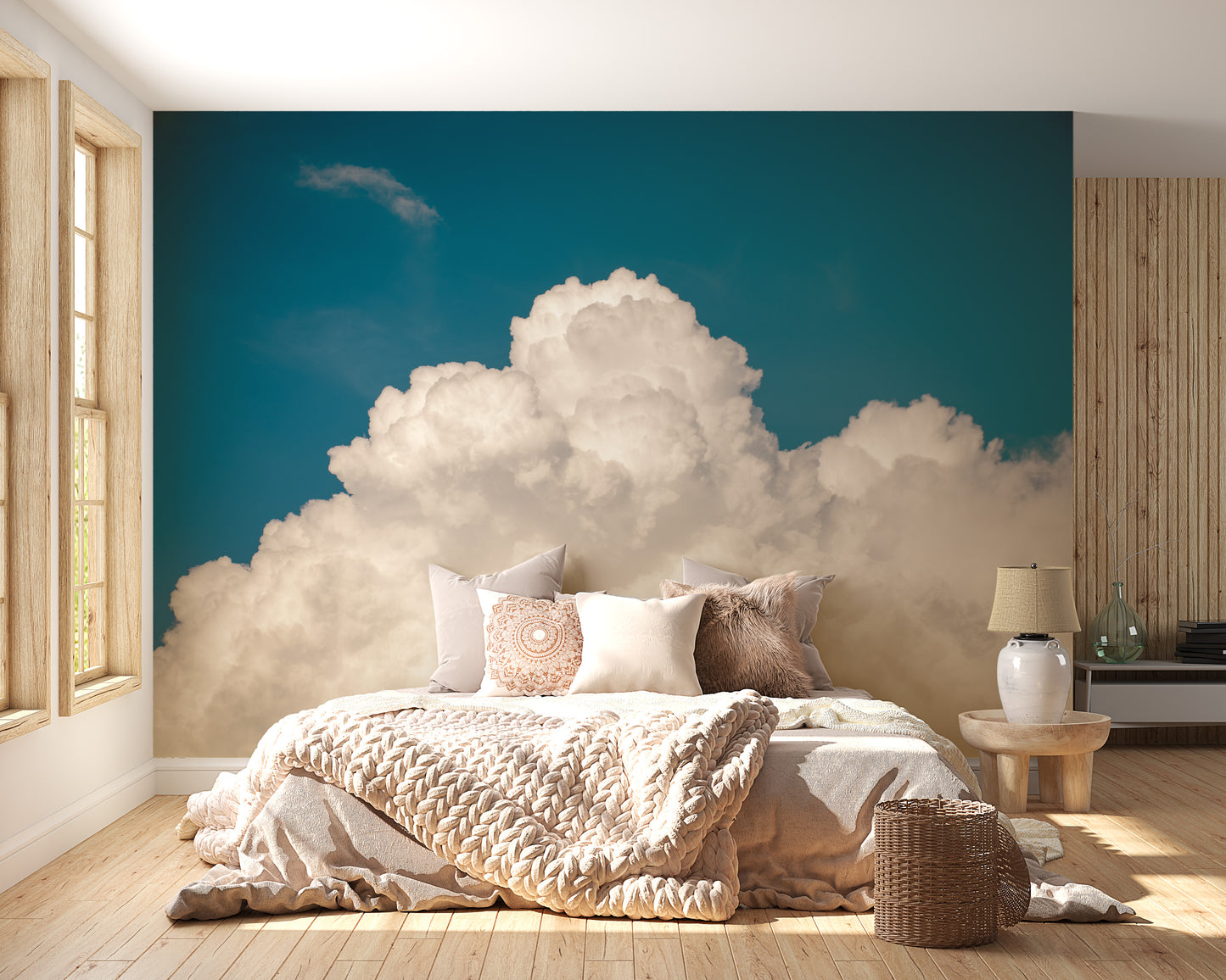 Clouds In The Sky Wallpaper Murals