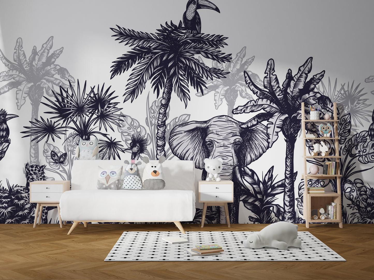 Sketchy Forest Wallpaper Murals