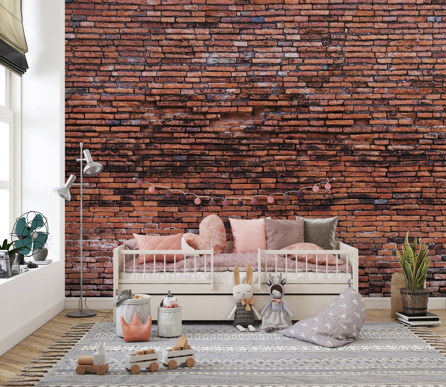 Old Rustic Brick Wall Wallpaper Murals