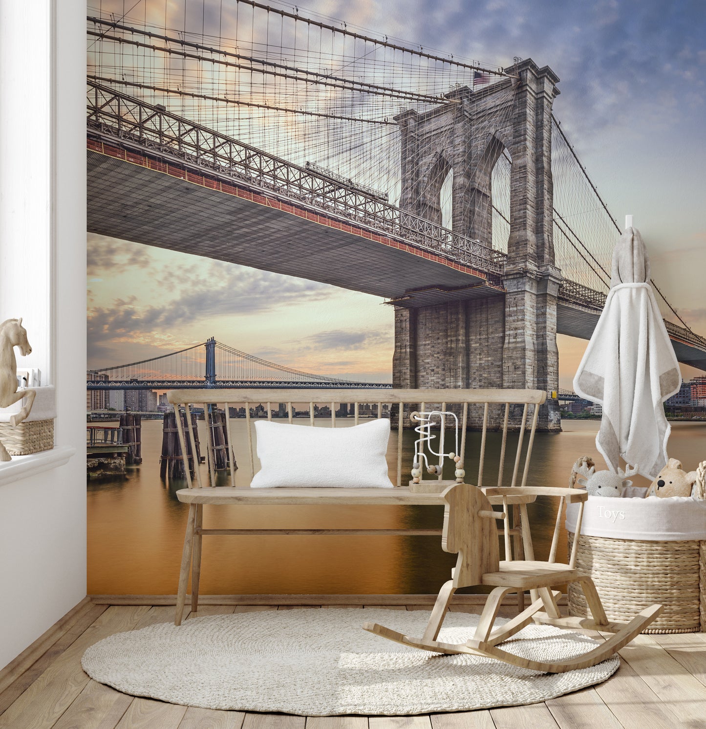 Brooklyn Bridge New York City Wallpaper Murals