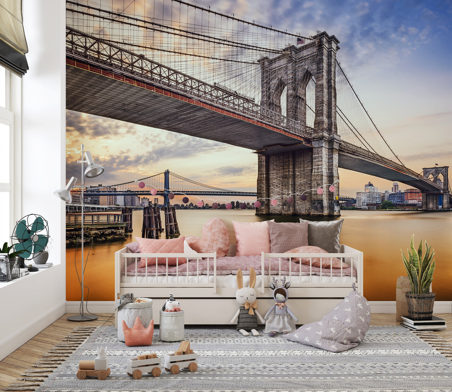 Brooklyn Bridge New York City Wallpaper Murals