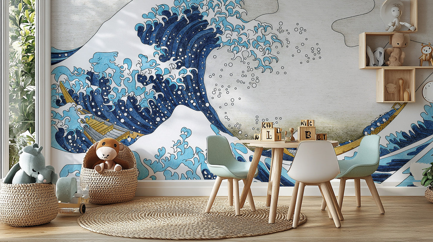 The Great Wave Kanagawa Wallpaper Murals